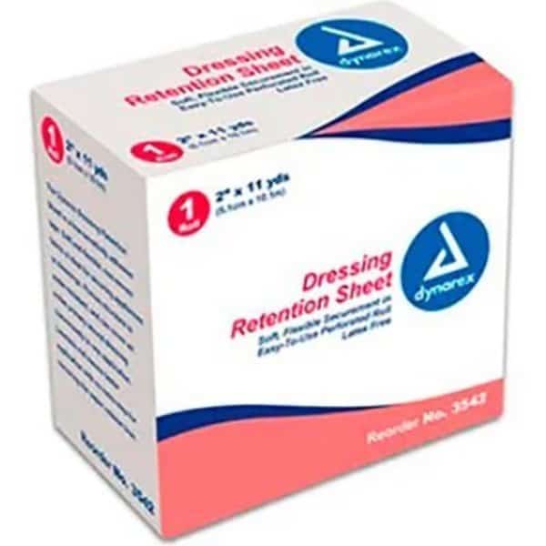 Dynarex Dressing Retention Sheet, 6inW x 11 yards, 5 Pcs