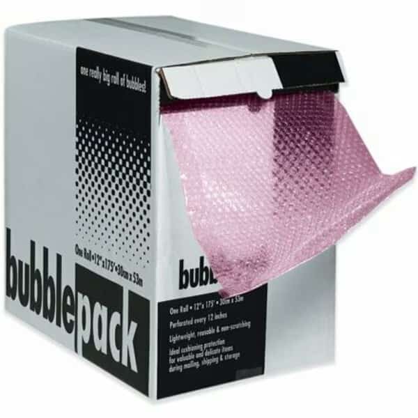 3/16'' x 24'' x 175' Anti-Static Bubble Dispenser Pack