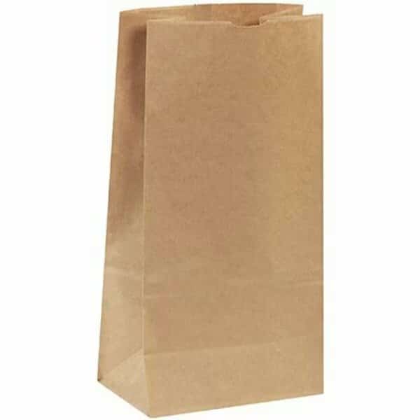 8 1/4 x 5 5/16 x 16 1/8'' Kraft Hardware Bags, 400PK