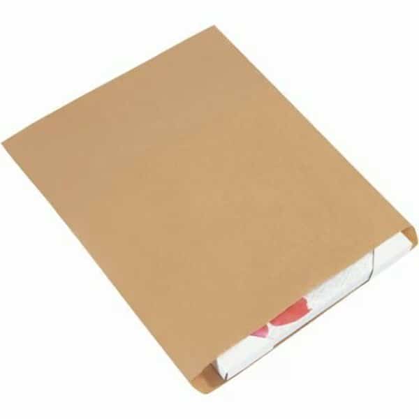 15 x 18'' Kraft Flat Merchandise Bags, 500PK