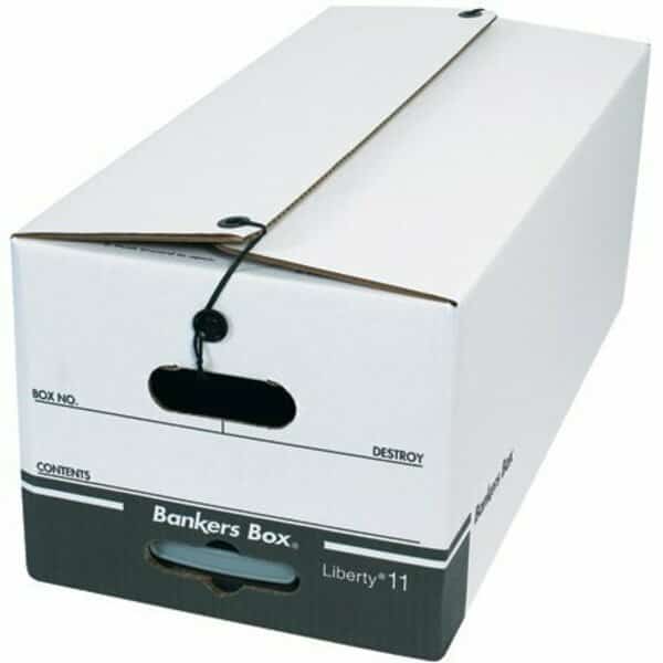 24 x 12 x 10 1/4'' String and Button File Storage Boxes, 12PK
