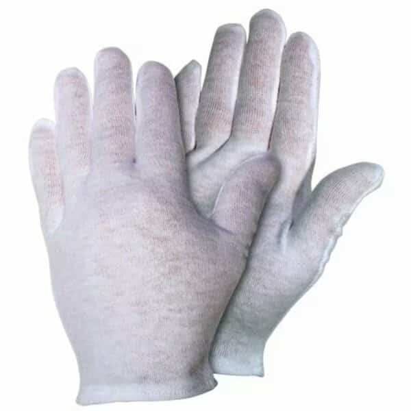 Cotton Inspection Gloves 3.5 oz. - Large, 12PK