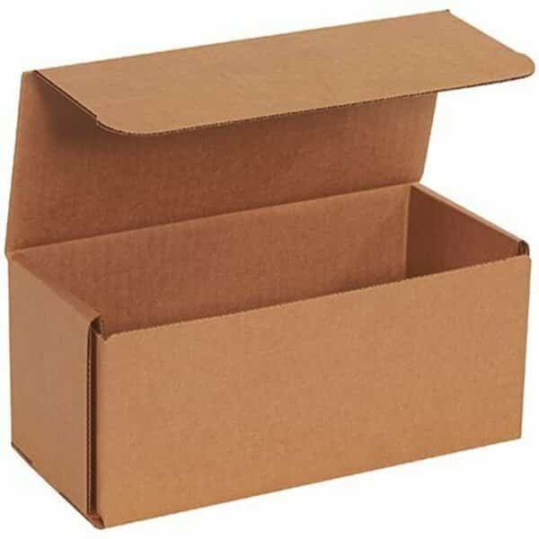 9 x 4 x 4'' Kraft Corrugated Mailers, 50PK