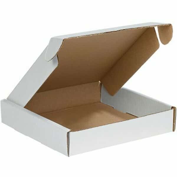 10 x 10 x 2'' White Deluxe Literature Mailers, 50PK