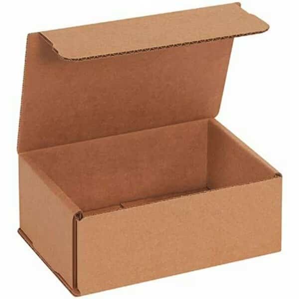 6-1/2 x 4-1/2 x 2-1/2'' Kraft Corrugated Mailers, 50PK