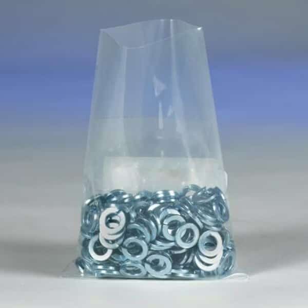 8 x 18'' - 4 Mil Flat Poly Bags, 500PK