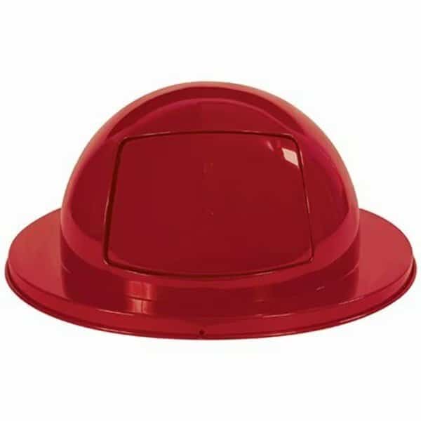Rubbermaid Brute Steel Dome Lid - 55 Gallon, Red