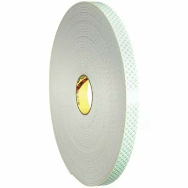 2'' x 36 yds. 3M 4008 Double Sided Foam Tape, 6PK