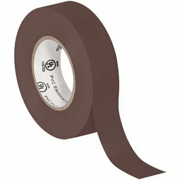 3/4'' x 20 yds. Brown Electrical Tape, 10PK