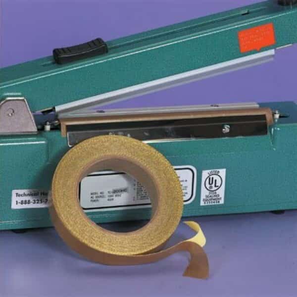 1/2'' x 36 yds. 3 Mil - PTFE Glass Cloth Tape, 36PK