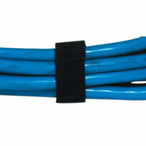 3/4'' x 12' - Black VELCRO Brand Self-Grip Straps, 4PK