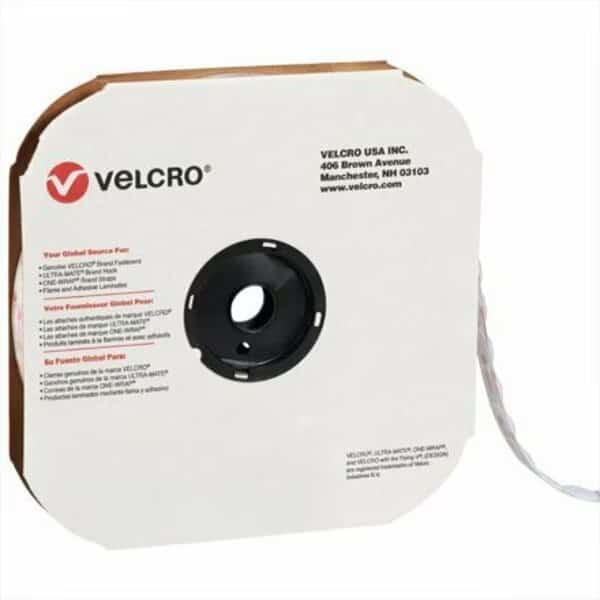 7/8'' - Loop - White VELCRO Brand Tape - Individual Dots, 900PK