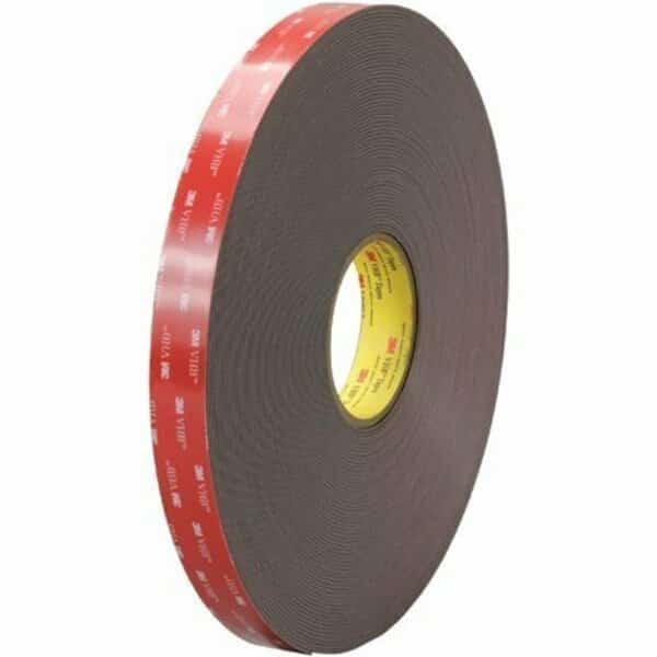 1'' x 5 yds. Black 3M 4979F VHB Tape