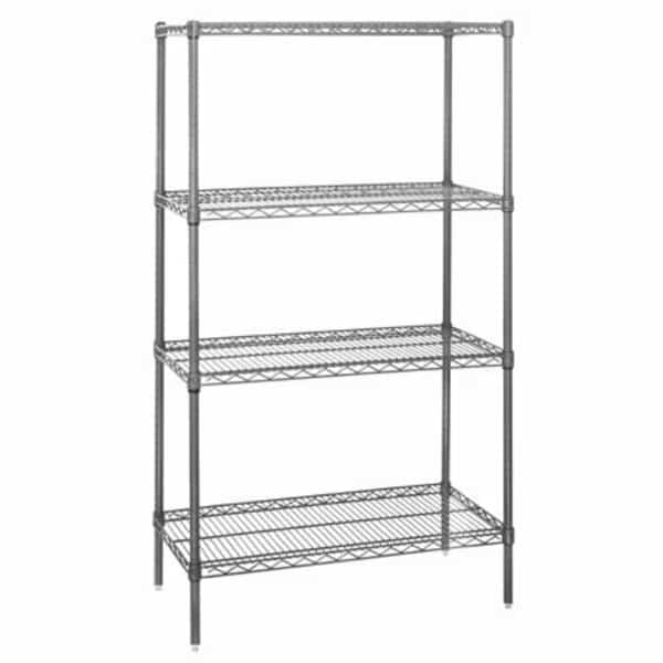36 x 24 x 63'' - 4 Shelf Wire Shelving Starter Unit