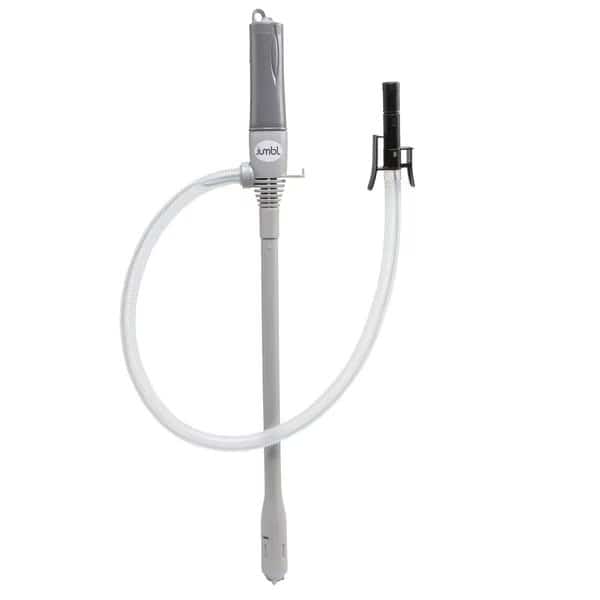 Liquid Transfer Pump Battery Powered Fuel Transfer Pump Auto-Stop Flexible Intake Hose, Jumbl, Mfr#: JUBTPASO1