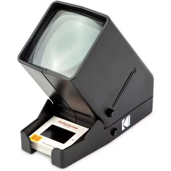 35mm Slide and Film Viewer - Battery Operation, 3X Magnification, LED Lighted Viewing