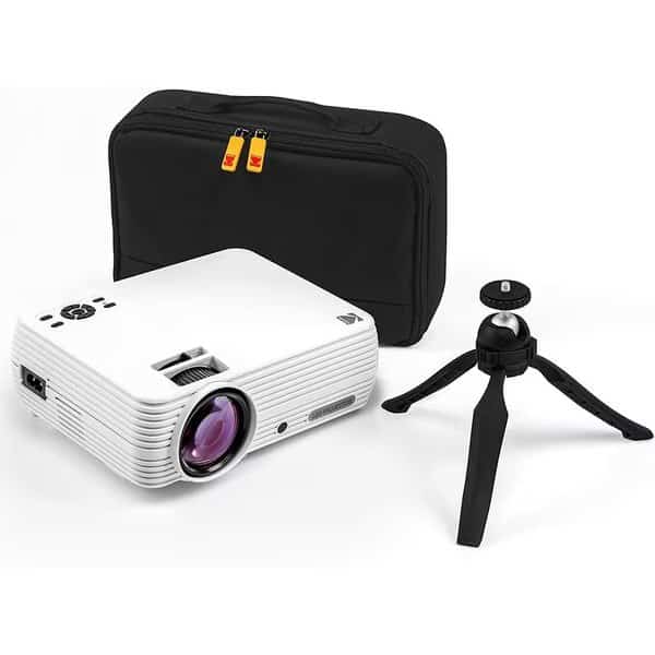 FLIK X4 800 x 480 LCD Home Theater Projector System with 100 Lumens -Tripod and Case Included
