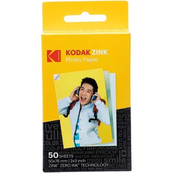 2"x3" Premium Zink Photo Paper (20 Sheets) Compatible w/ Smile, Step, PRINTOMATIC