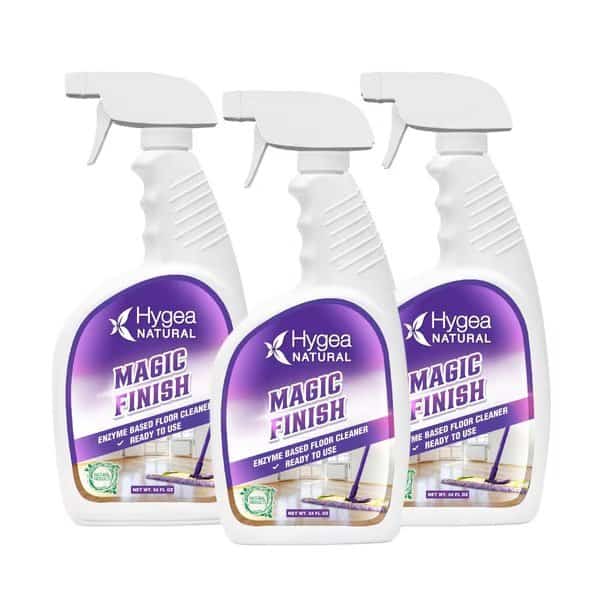 Magic Finish  Natural EnzymeBased Floor Cleaner Ready to use 24oz Spray 3 pack