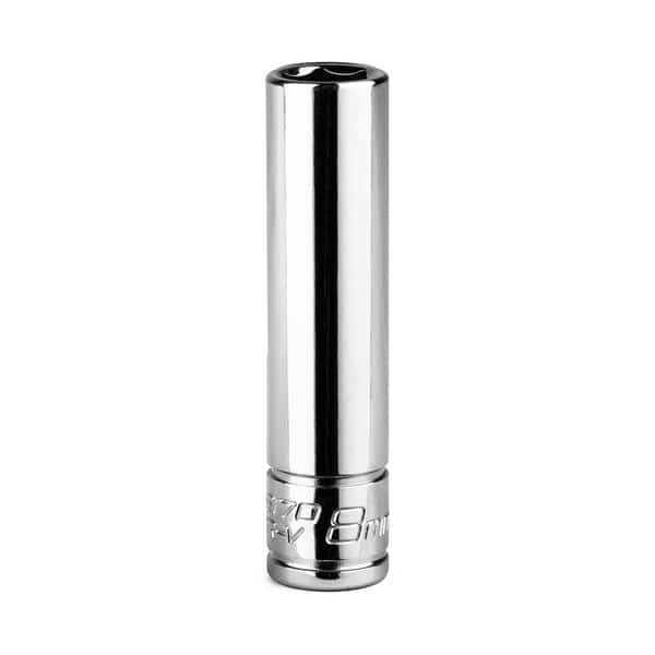 1/4 in Drive 8 mm 6-Point Metric Deep Socket