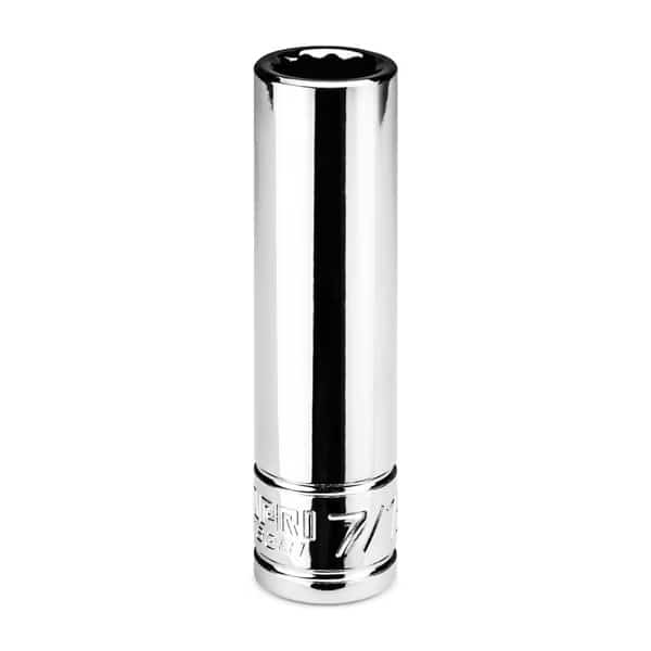 3/8 in Drive 7/16 in 12-Point SAE Deep Socket