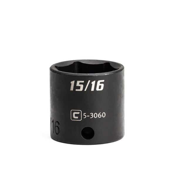 3/8 in Drive 15/16 in 6-Point SAE Shallow Impact Socket
