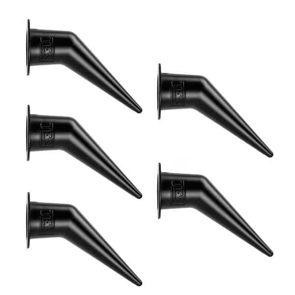 Angle Nozzle for Sausage and Bulk Caulk Guns, 5-pk