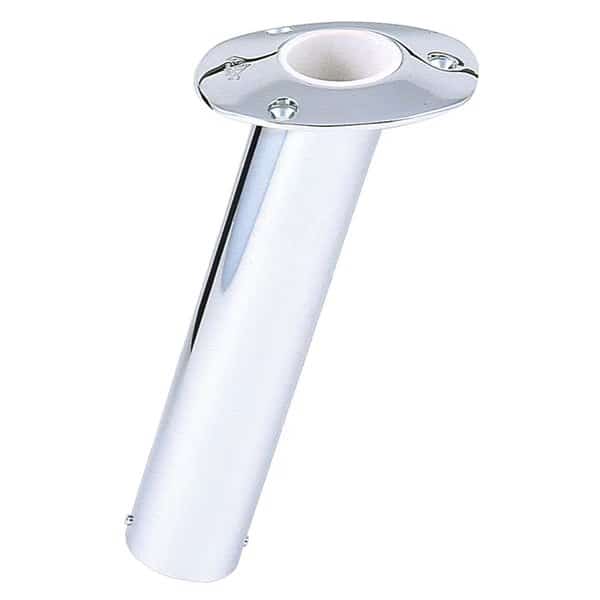 15 Degree Ss Flush Mount Rod Holder Medium 2" Od