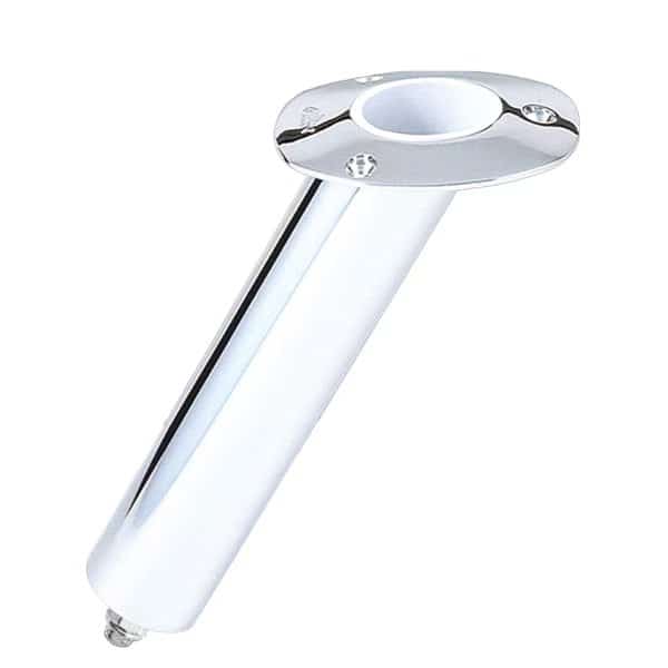 30 Degree Ss Flush Mount Swivel Base Rod Holder 2"X9"