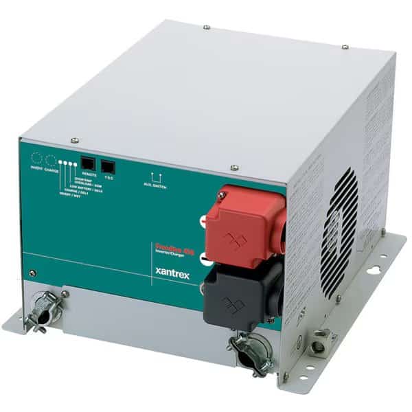 Power Inverter and Battery Charger, Modified Sine Wave, 2,500 W Continuous, 2 Outlets