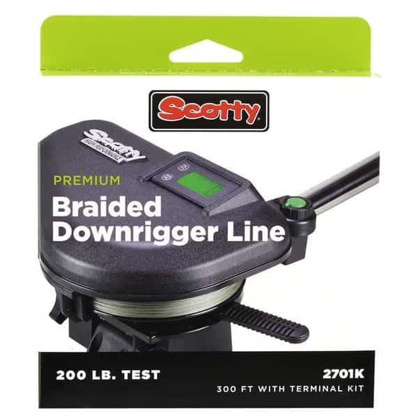 Premium Power Braid Downrigger Line - 400ft of 200lb Test