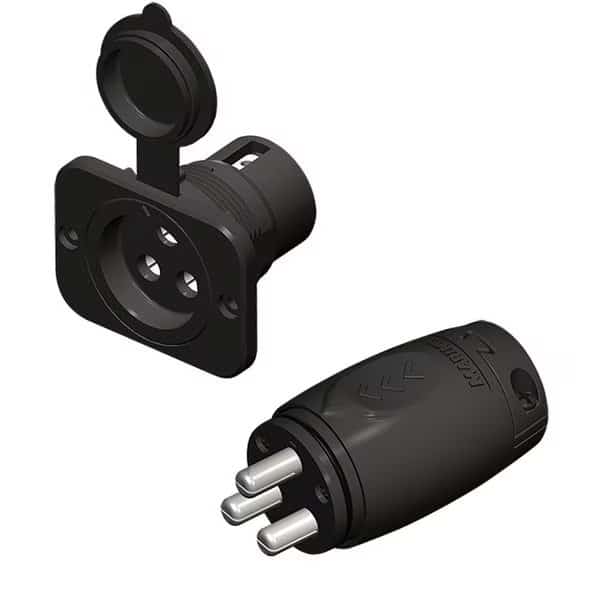 Marinco 70A Trolling Motor Plug & Receptacle, Marinco, Mfr#: 12VCPS3