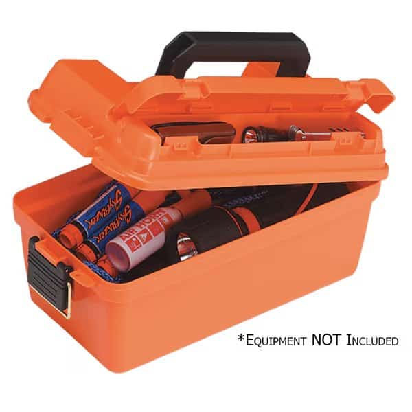 Shallow Dry Storage Box Orange