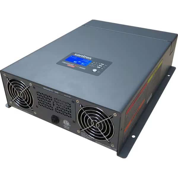 Power Inverter and Battery Charger, Pure Sine Wave, 4,000 W Peak, 2,000 W Continuous