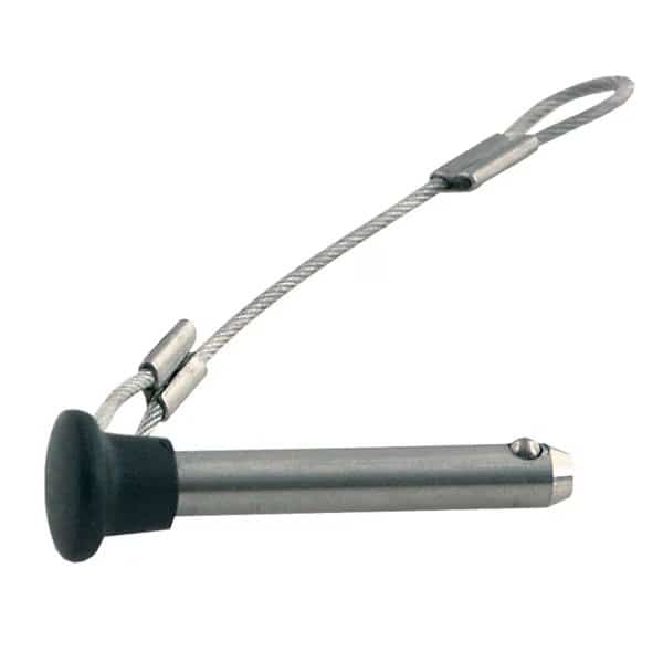 Stainless Steel Pin -Lanyard w/Plastic Knob