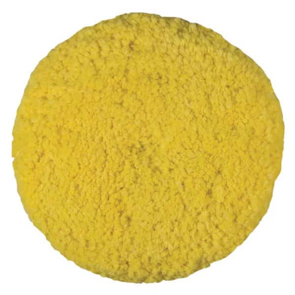 Rotary Blended Wool Buffing Pad - Yellow Medium Cut