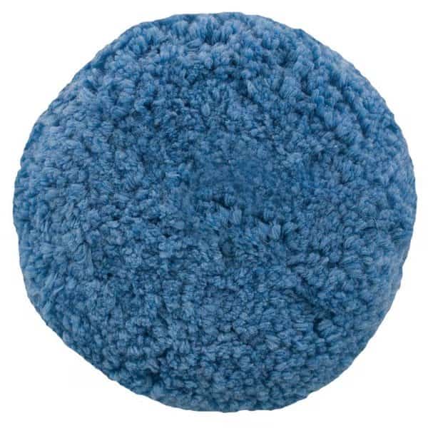 Rotary Blended Wool Buffing Pad - Blue Soft Polish