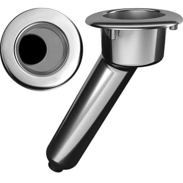 Ss Elite Rod & Cup Holder Screwless 30 Degree