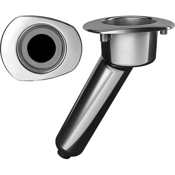 Ss Elite Rod & Cup Holder Screwless 30 Degree
