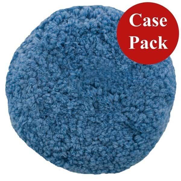 Rotary Blended Wool Buffing Pad - Blue Soft Polish -, PK12