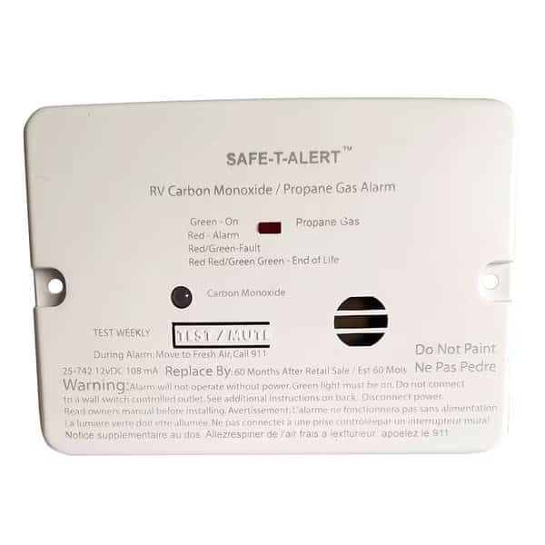Combo Carbon Monoxide Propane Alarm - Surface Mount - Mini - White
