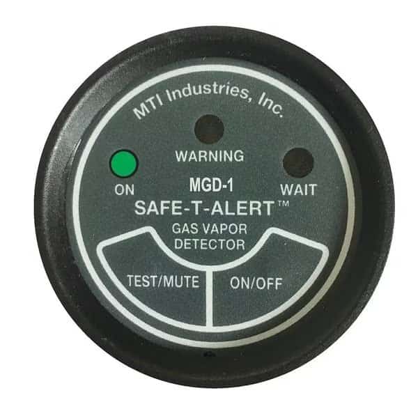 Gas Vapor Alarm UL 2" Instrument Case - Black