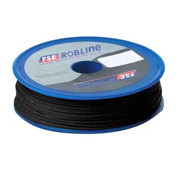 Waxed Tackle Yarn - 0.8mm x 40M - Black