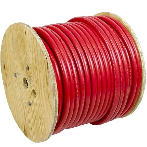 Pacer Red 6 AWG Battery Cable, 250'