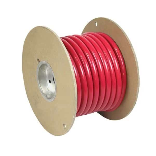 Pacer Red 4 AWG Battery Cable, 50'