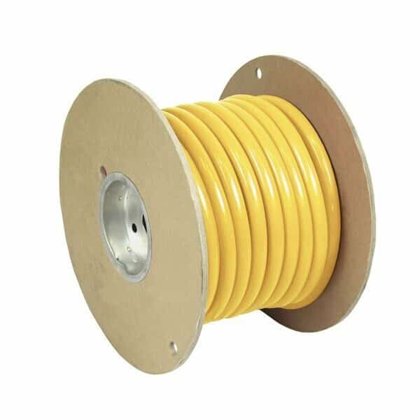 Pacer Yellow 2/0 AWG Battery Cable, 25'