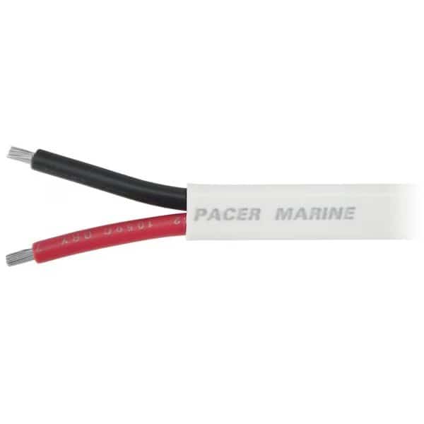 Pacer 14/2 AWG Duplex Cable, Red/Black, 100'