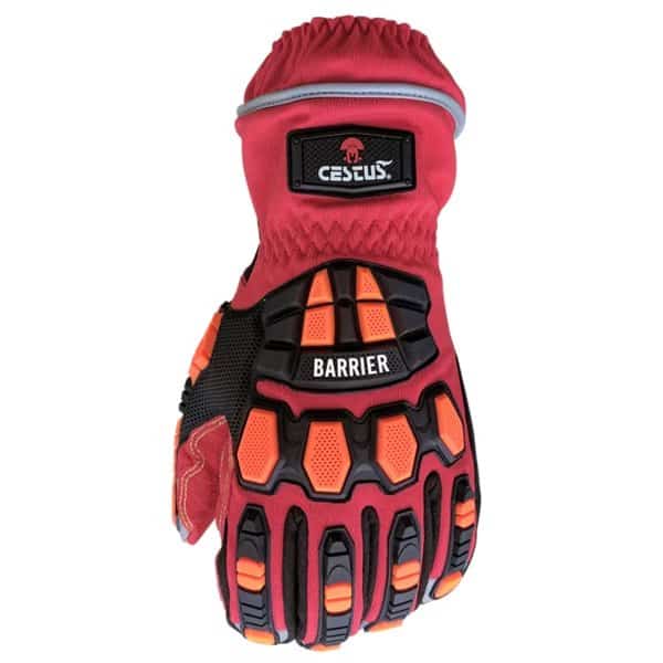 ANSI Cut A5 Extrication Gloves, Blood-Born Pathogen Barrier, Waterproof, 3XL