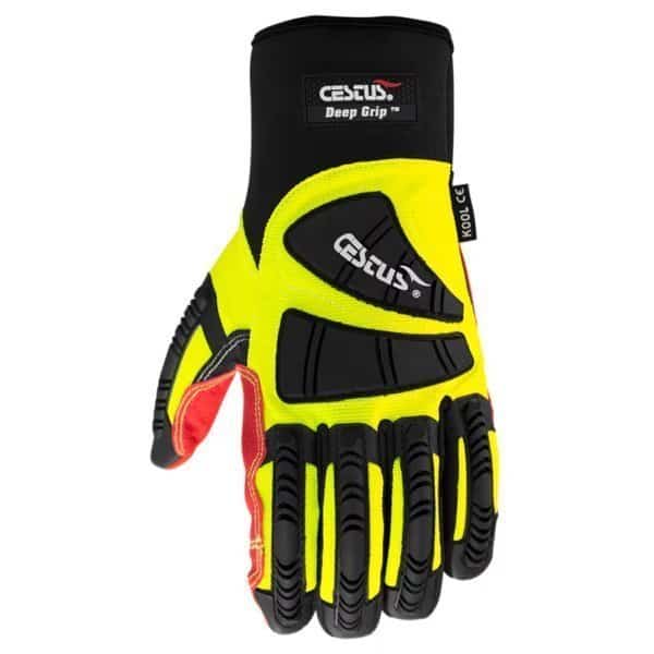 ANSI Cut A2 Impact Gloves, Skid-X Rough Out Coarse Palm, 3XL, PR