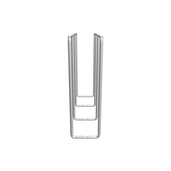 Steel, Silver, 3 in W, 10 in H, 11.88 in D, 11.88 in L, Silver